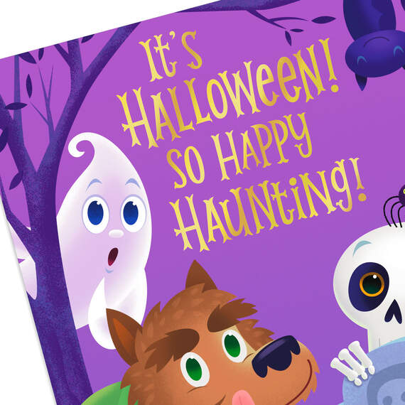Happy Haunting Musical Halloween Card, , large image number 4