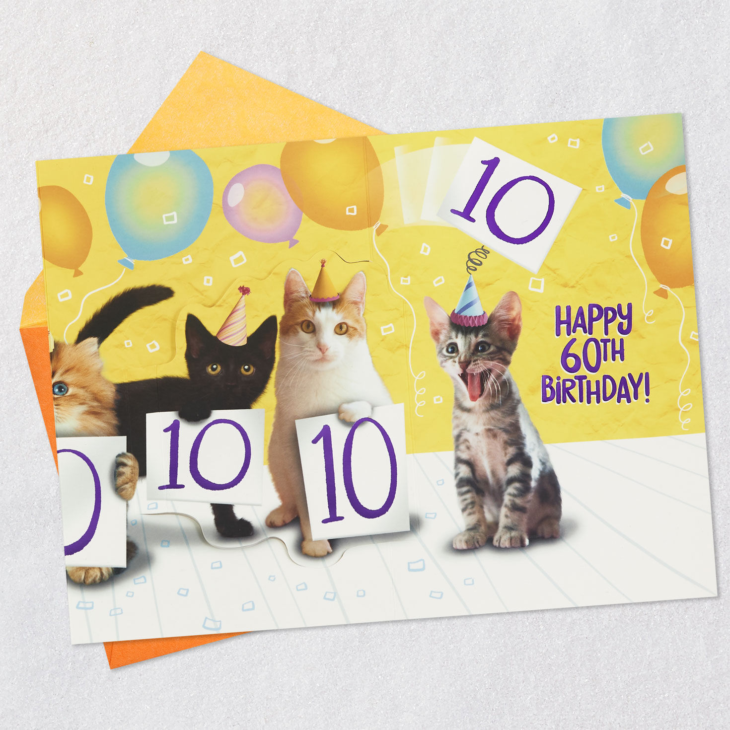 Six Perfect 10s Funny 60th Birthday Card, , large image number 6