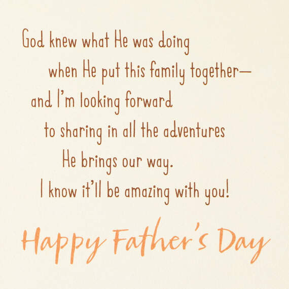 Life Is Amazing With You Religious Father's Day Card, , large image number 2