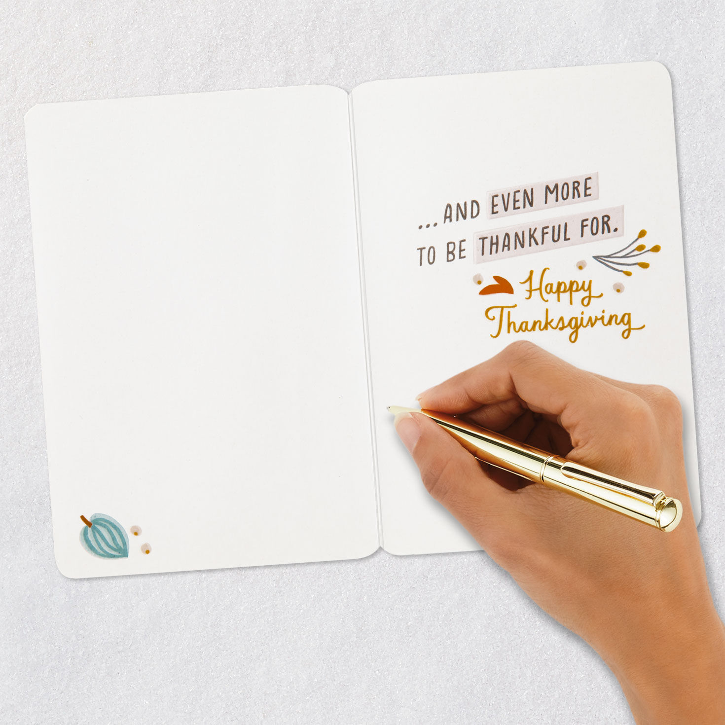 Fun, Love and Joy Thanksgiving Card for Family, , large image number 6