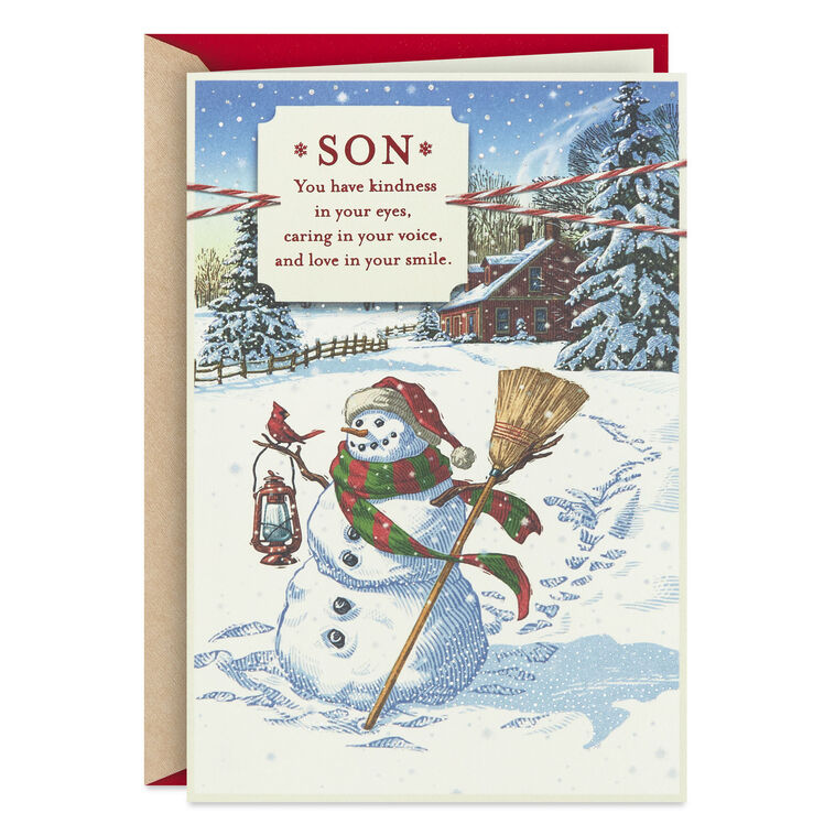 Pride and Joy Christmas Card for Son