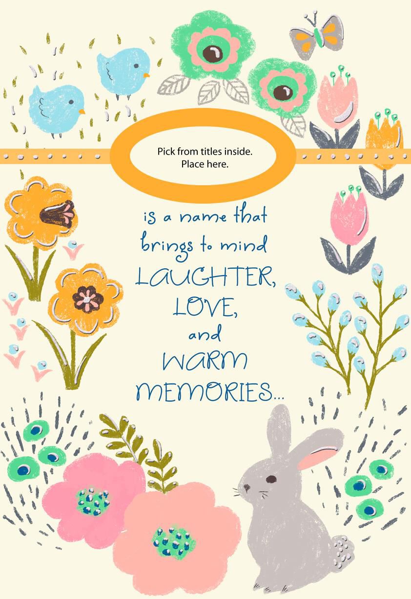 Grandma Pick A Title Easter Card Greeting Cards Hallmark