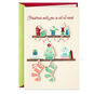 Holiday Shelves Romantic Christmas Card for Her Card Front image number 1