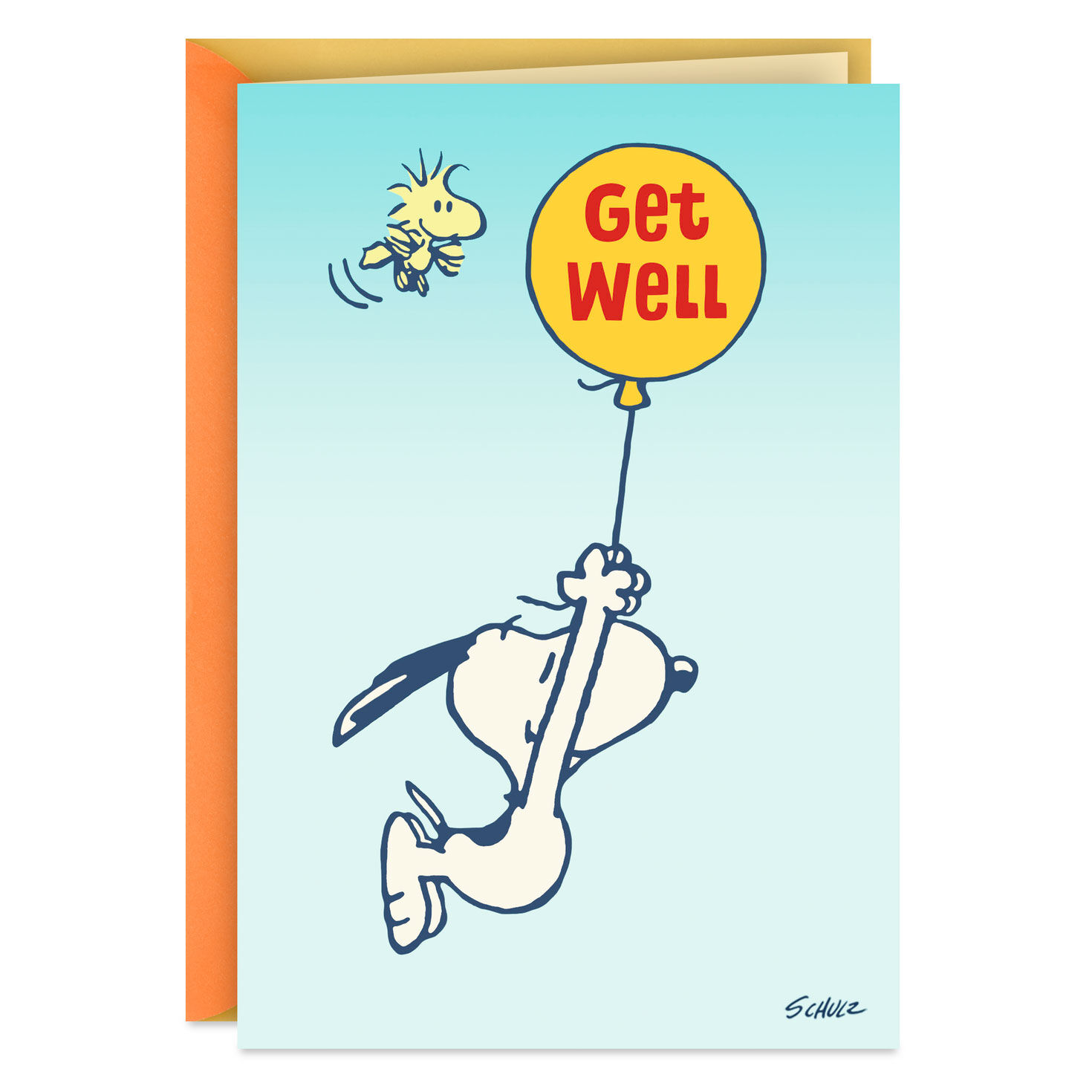 Peanuts® Snoopy and Woodstock Hang in There Get Well Card