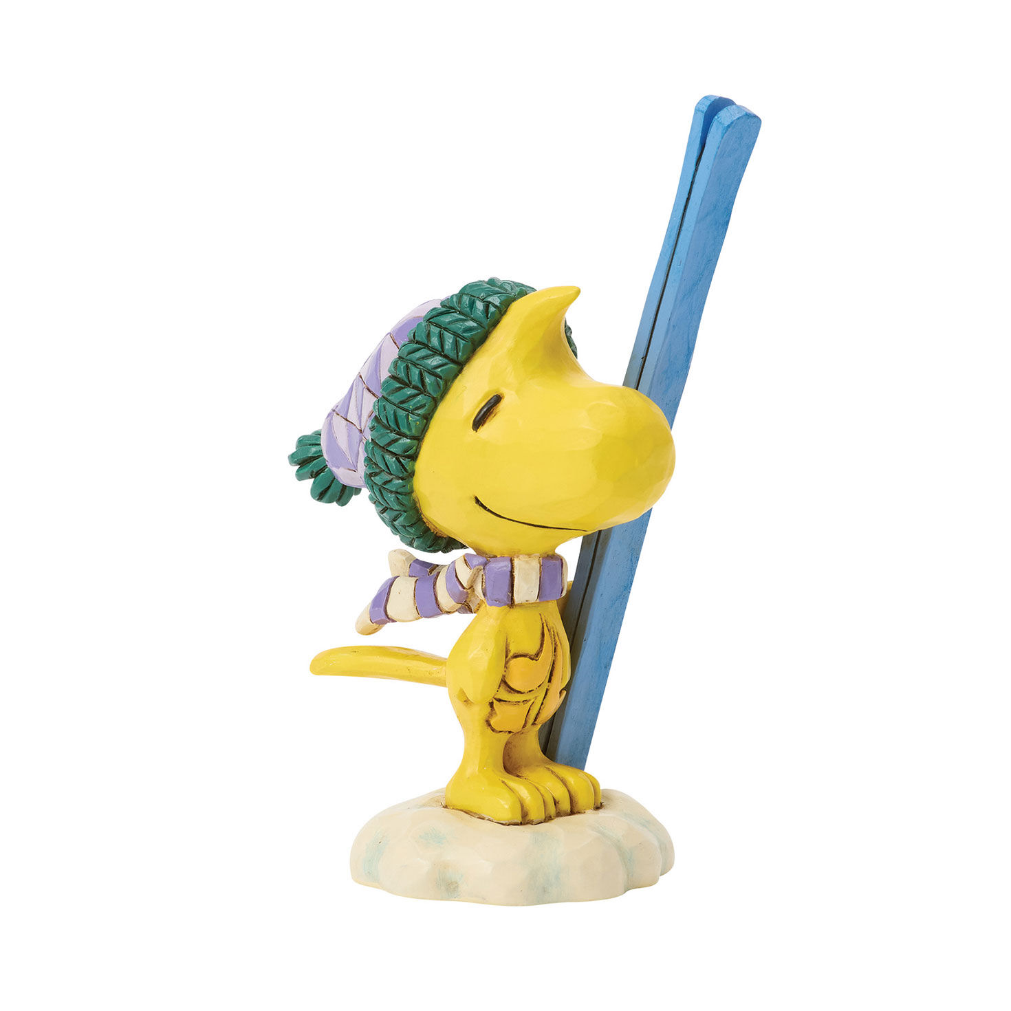 Jim Shore Peanuts Woodstock With Skis Mini Figurine, 3.25"