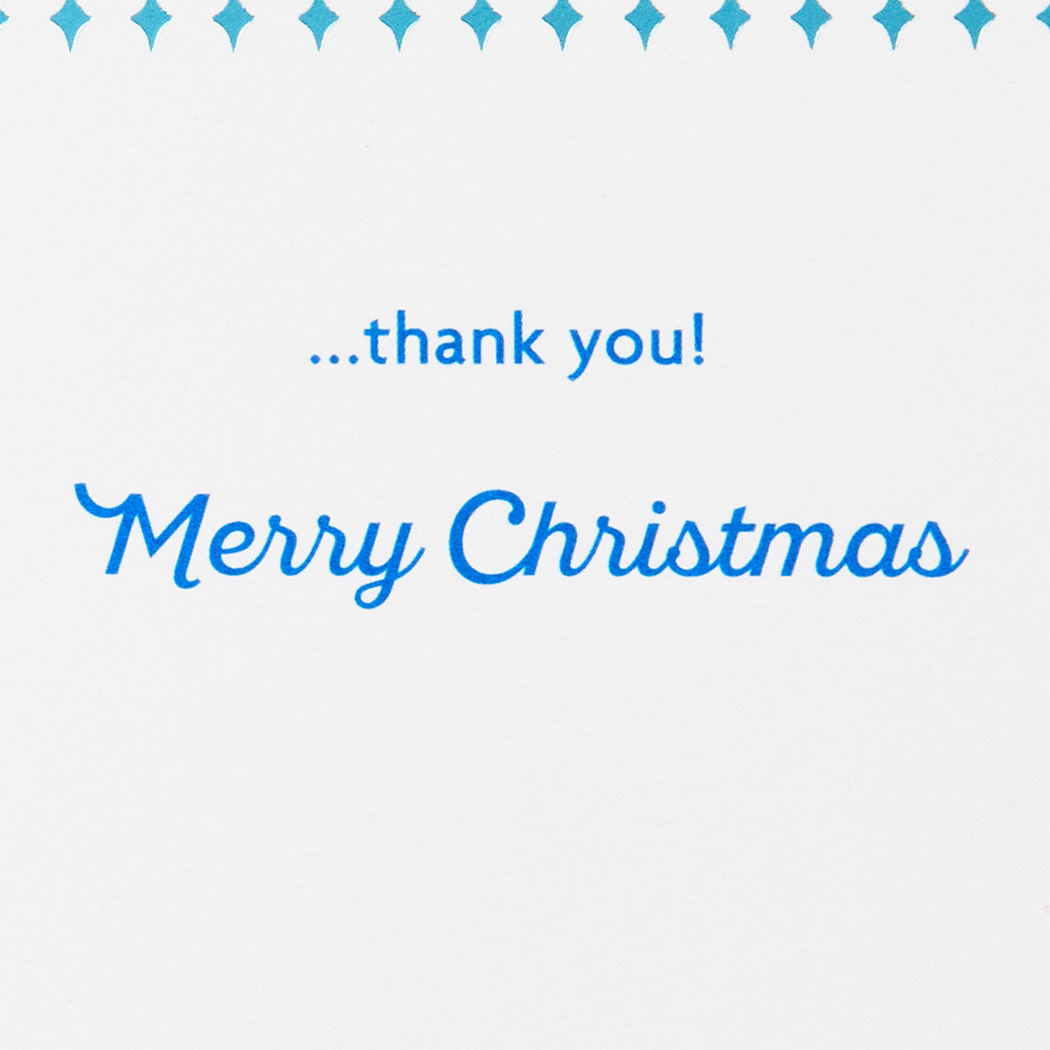 Silver and Blue Retro Ornaments Money Holder Holiday Card Sentiment image number 2