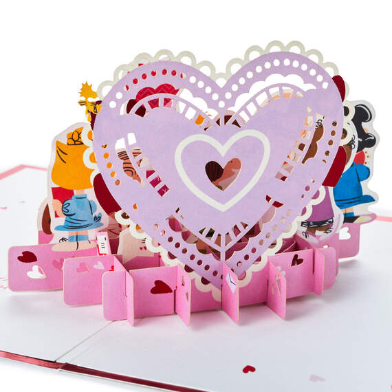 The Peanuts® Gang Happiness Is 3D Pop-Up Valentine's Day Card, , large image number 3