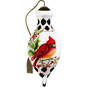 Ne'Qwa Art Season of Peace Cardinal Glass Christmas Tree Ornament, 4", , large image number 1