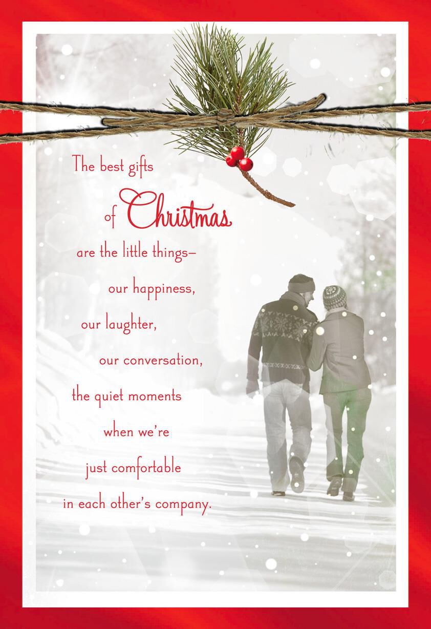 You're the Best Gift Christmas Love Card