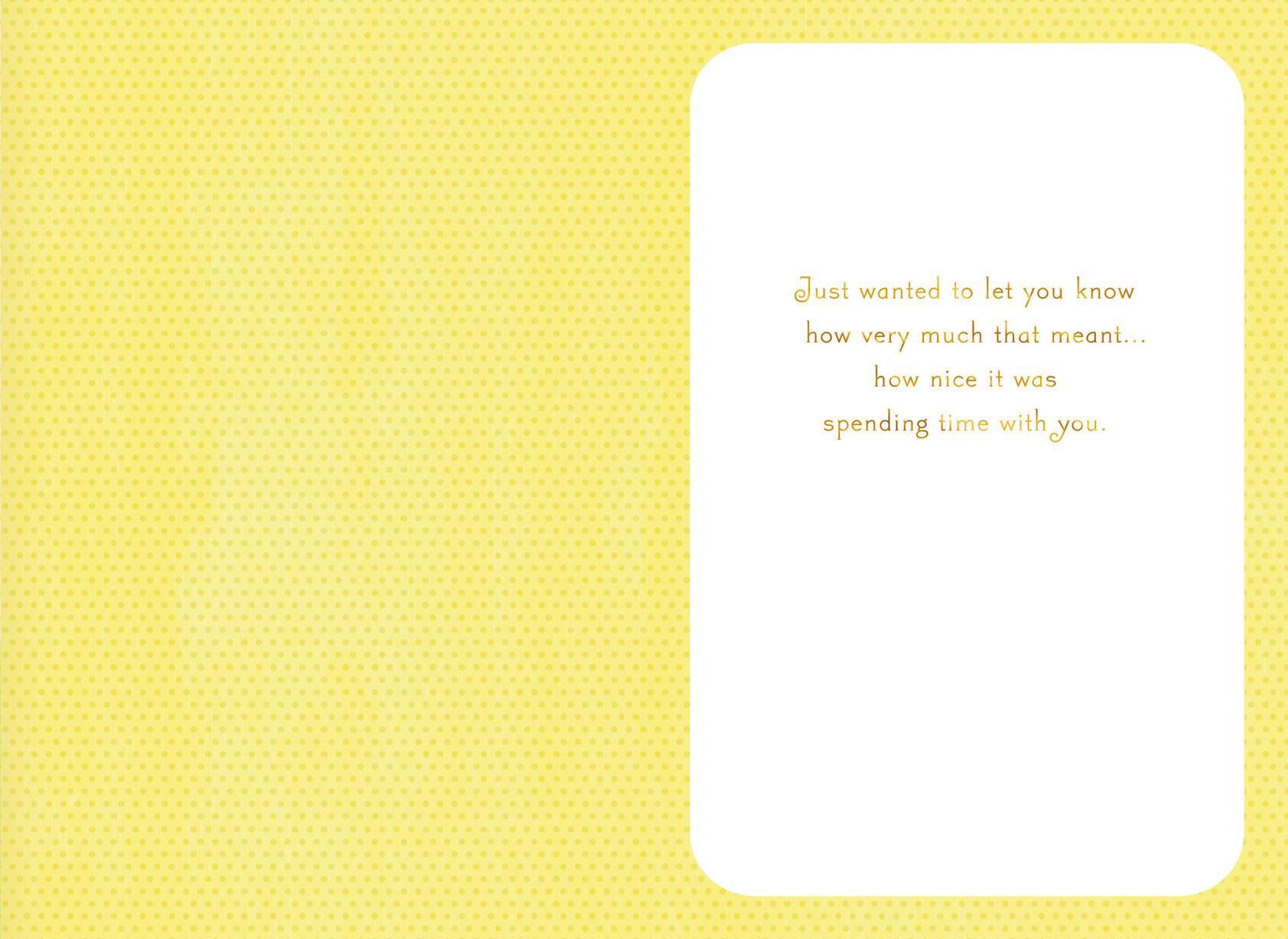 Little House Hospitality Thank You Card