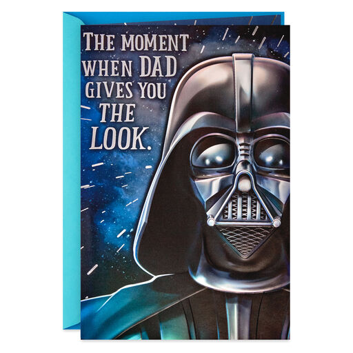 Star Wars™ Darth Vader™ The Look Funny Father's Day Card for Dad, 