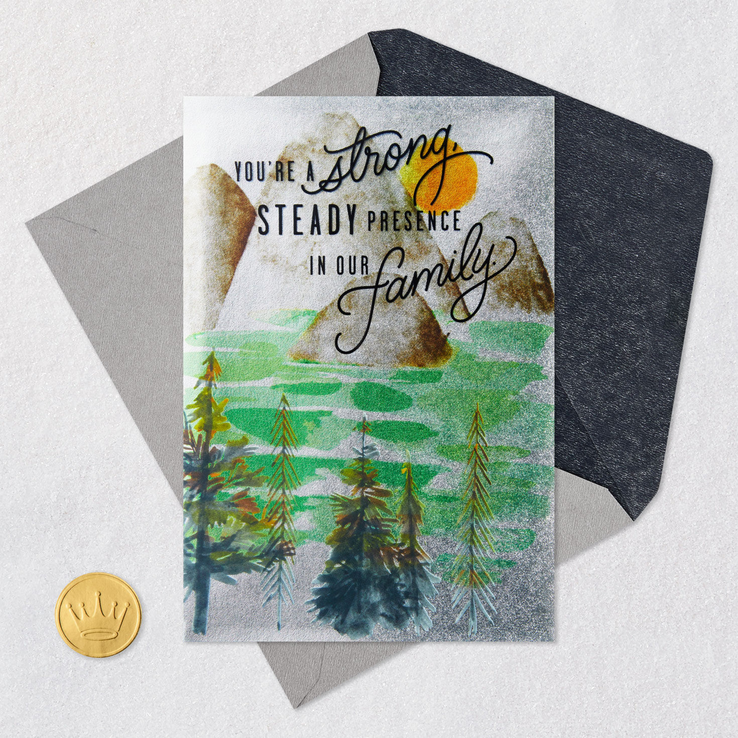 Strong and Steady for Our Family Birthday Card for Him for only USD 5.99 | Hallmark