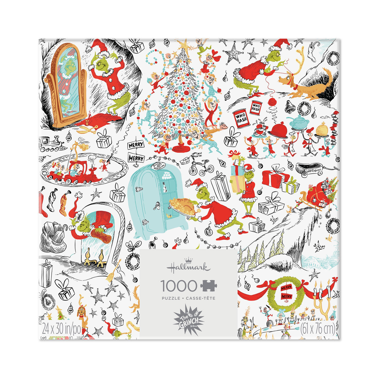 Dr. Seuss's How the Grinch Stole Christmas!™ Storybook 1000-Piece Jigsaw Puzzle