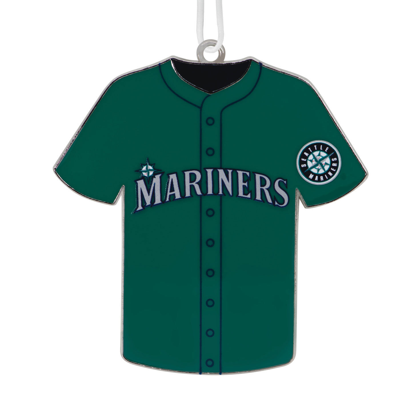 MLB Seattle Mariners Baseball Jersey Metal Hallmark Ornament Hallmark Ornaments Hallmark