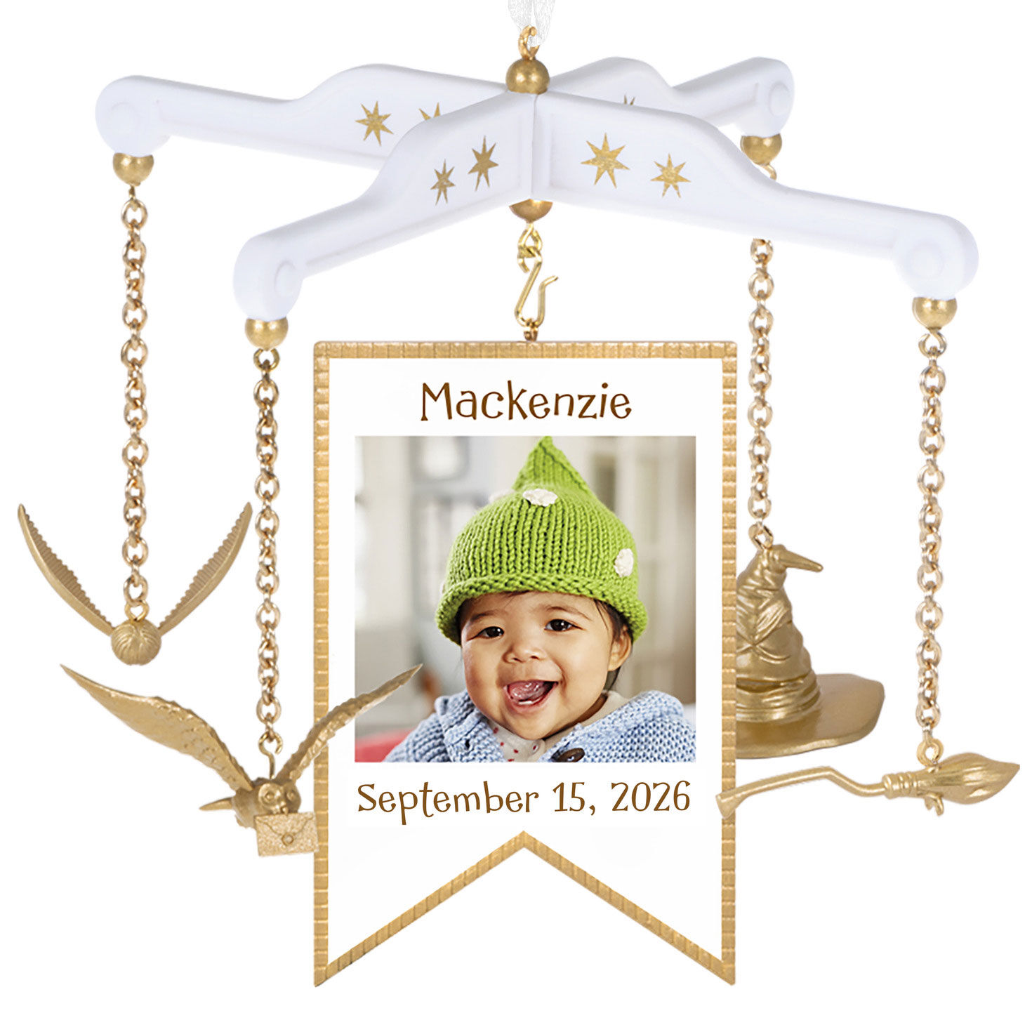 Harry Potter™ Baby Mobile Personalized Ornament, Custom Photo and Text