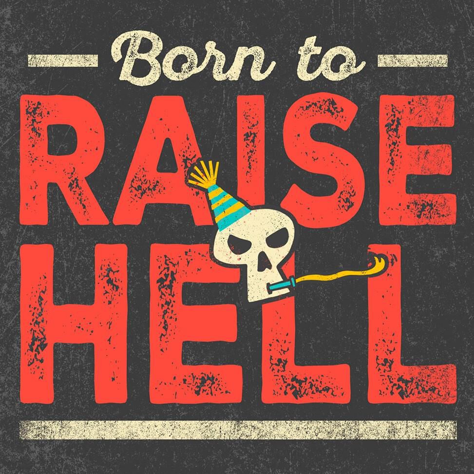 Bad to the Bone Musical Birthday Card