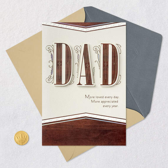 Loved and Appreciated Father's Day Card for Dad, , large image number 6