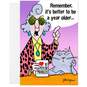 Maxine™ Better Old Than Pregnant Funny Birthday Card, , large image number 3