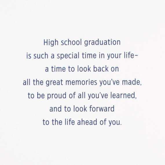 To Your Wonderful Future High School Graduation Card, , large image number 2