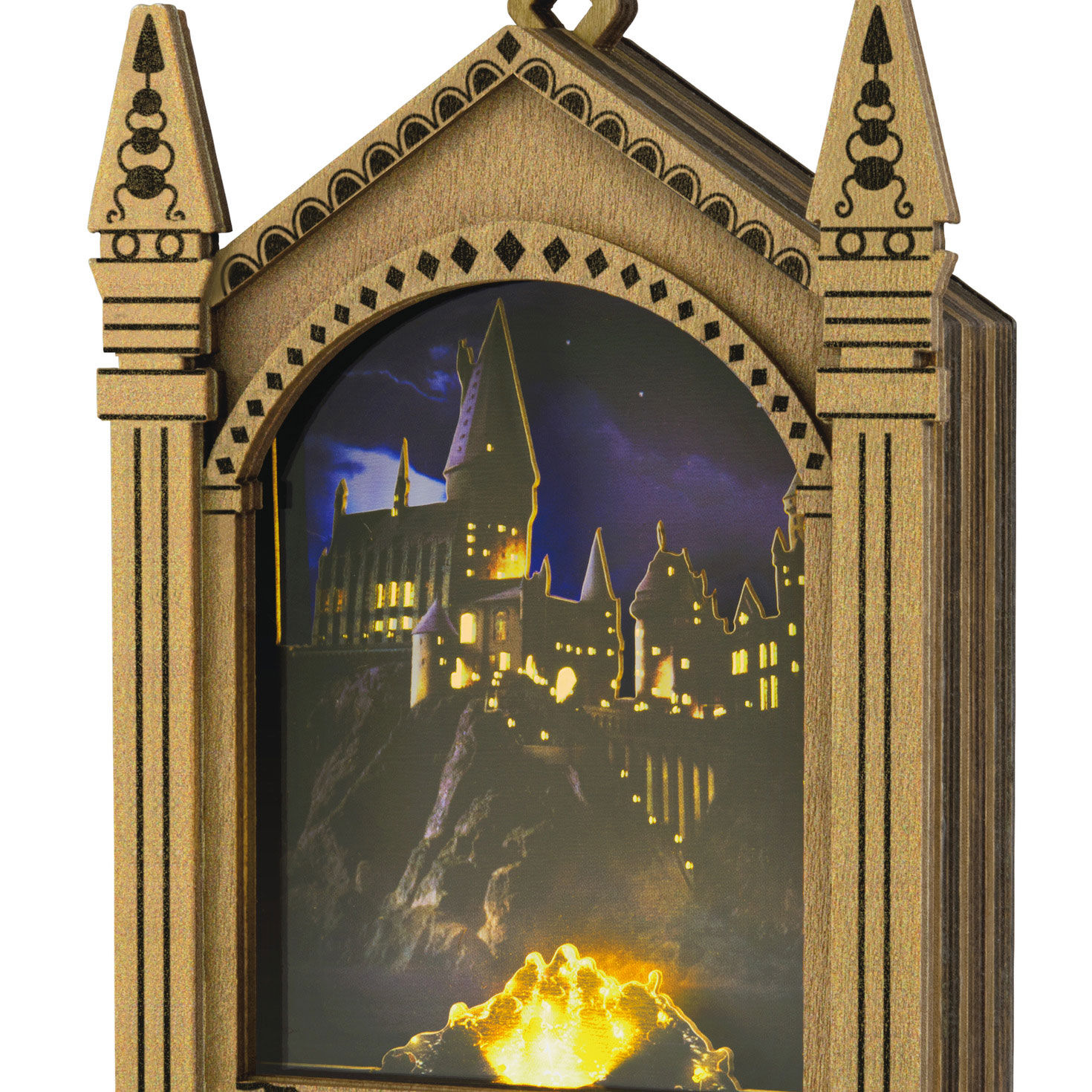 Harry Potter Hogwarts Keepsake Ornament closeup view image number 5