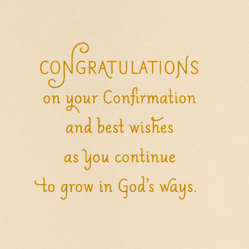 The Unique Person You Are Religious Confirmation Card for Her, 