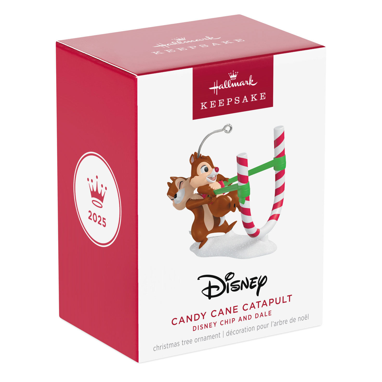 Chip and Dale Candy Cane Catapult Keepsake Ornament package front image number 7