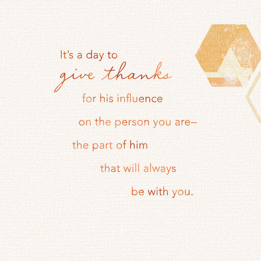 He'll Be With You Always Father's Day Card for Loss of Dad, 