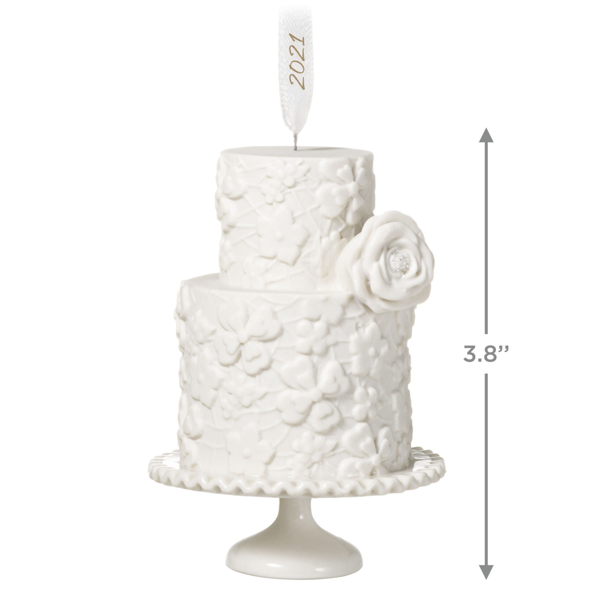 We Do Wedding Cake 2021 Porcelain Ornament - Keepsake ...