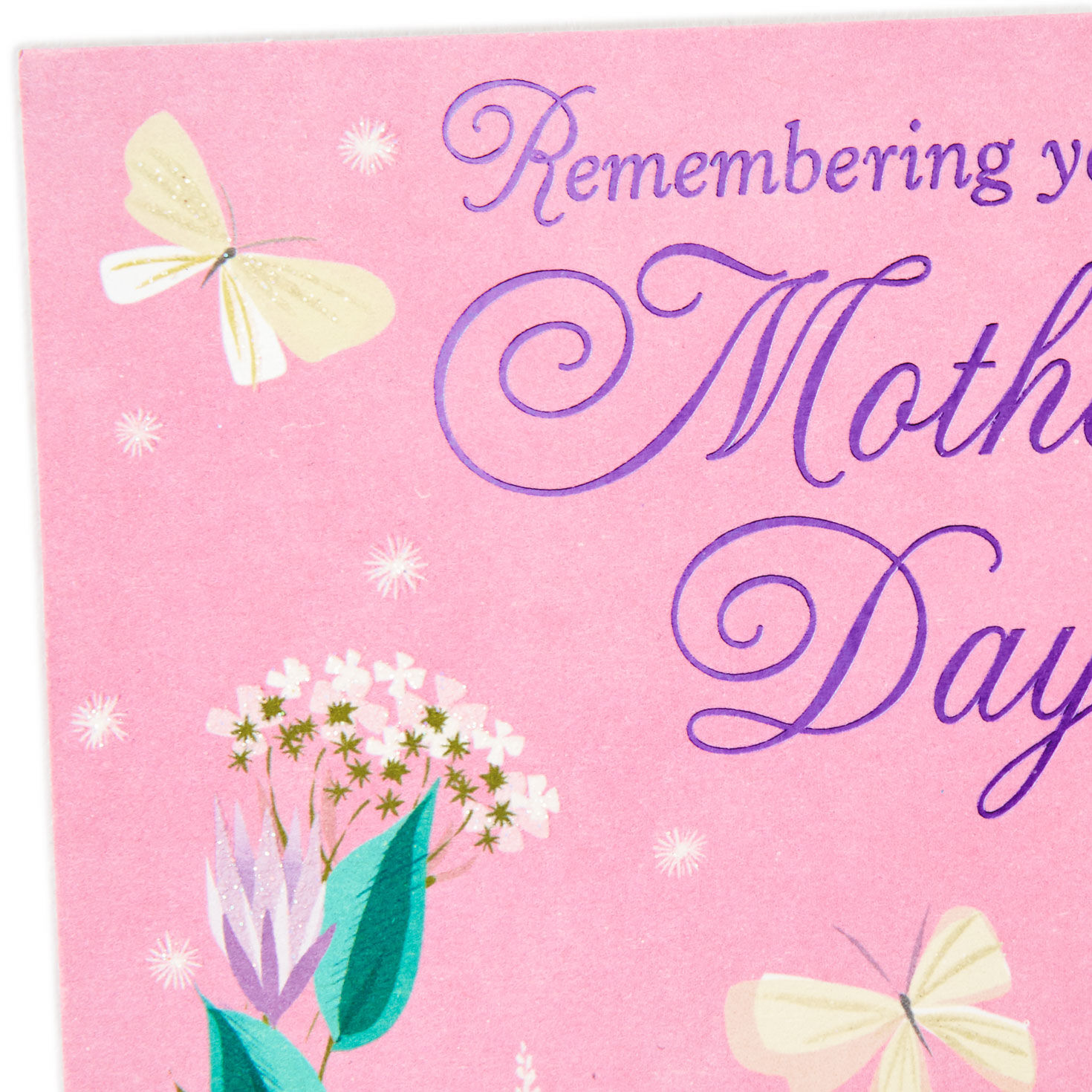 Flowers and Butterflies Mother's Day Card Pack Card Front Detail image number 5