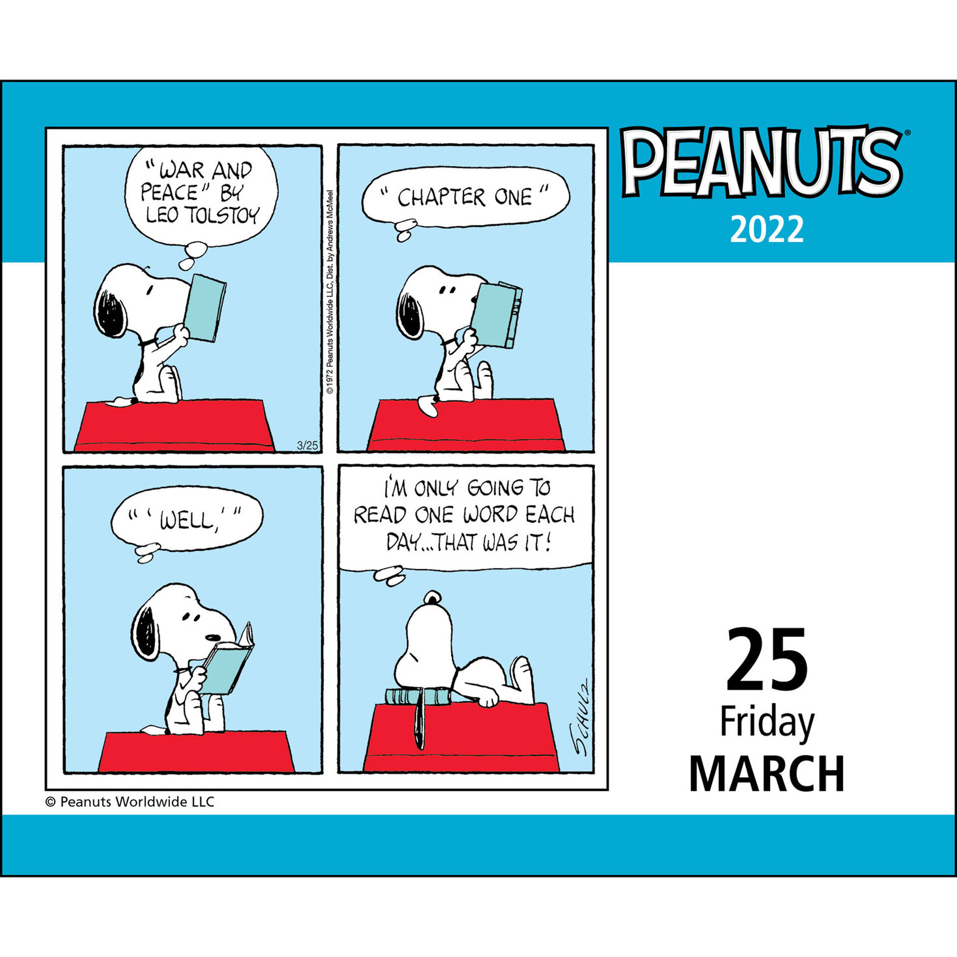 Peanuts Daily Desktop Calendar, 2022 Calendars & Planners Hallmark