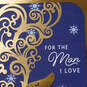 Golden Reindeer Christmas Card for the Man I Love, , large image number 4