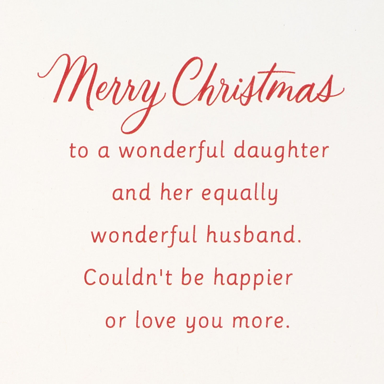 Love, Joy, Hope Christmas Card for Daughter and Husband for only USD 5.59 | Hallmark