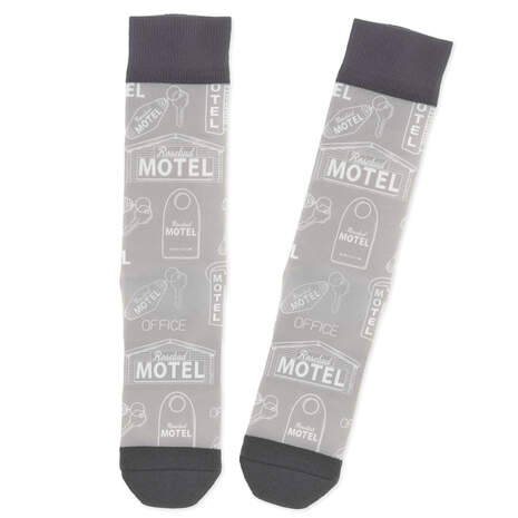 Schitt's Creek® Rosebud Motel Novelty Crew Socks, , large