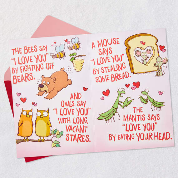 I Love You Out Loud Funny Pop-Up Valentine's Day Card, , large image number 4