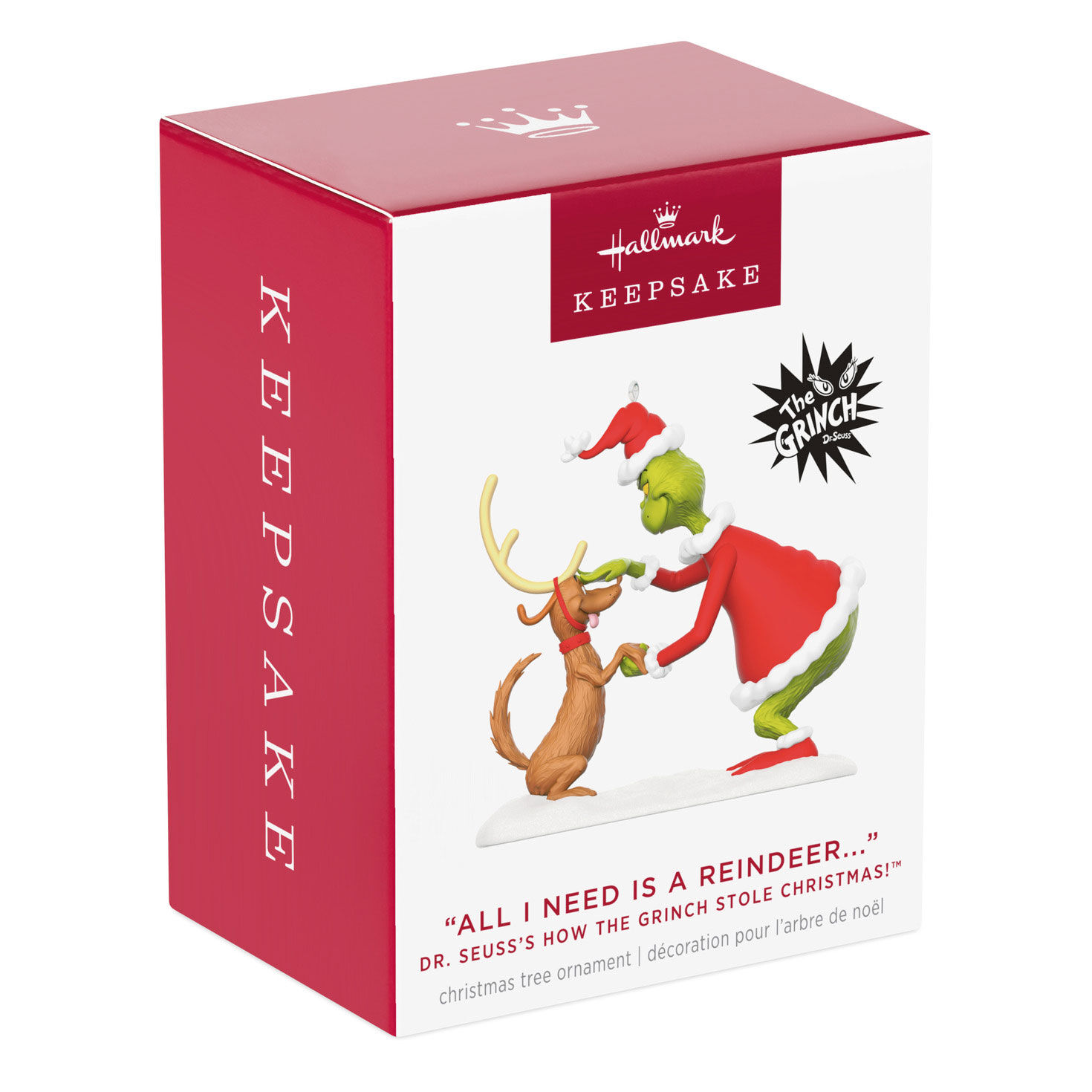 Grinch and Max the Dog Keepsake Ornament package front image number 7
