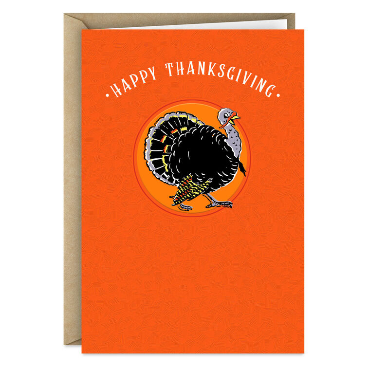 Blessings, Good Vibes and Joyful Moments Thanksgiving Card