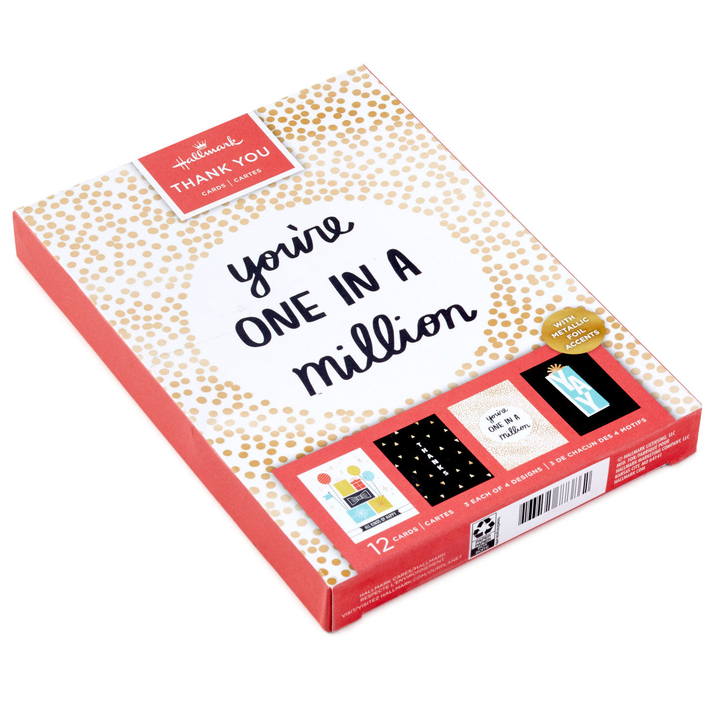 Happy Assorted Boxed Birthday and Thank-You Cards Packaging image number 2