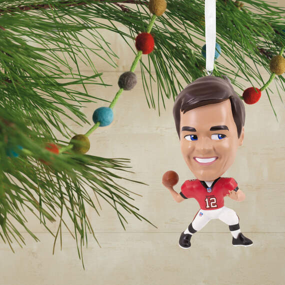 NFL Tampa Bay Buccaneers Tom Brady Bouncing Buddy Hallmark Ornament, , large image number 2
