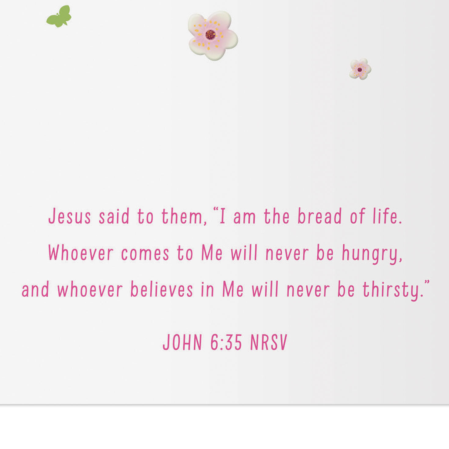 Dove and Flower Frame 1st Communion Card for Girl scripture image number 3