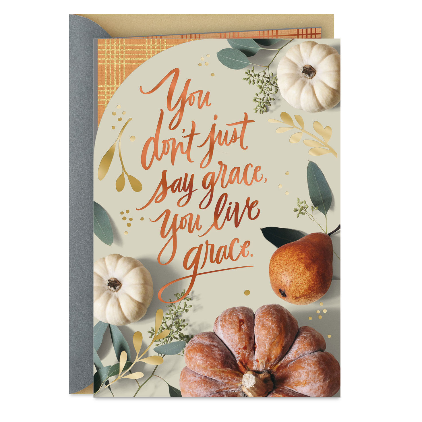 You Live Grace Thanksgiving Card