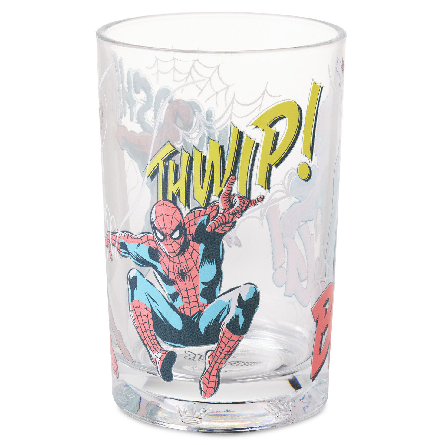 Comic Book Spider-Man Drinking Glass Side image number 3