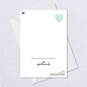 Personalized Mint Green Heart Frame Photo Card, , large image number 3
