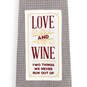 Demdaco Love and Wine Kitchen Towel Boa, , large image number 2