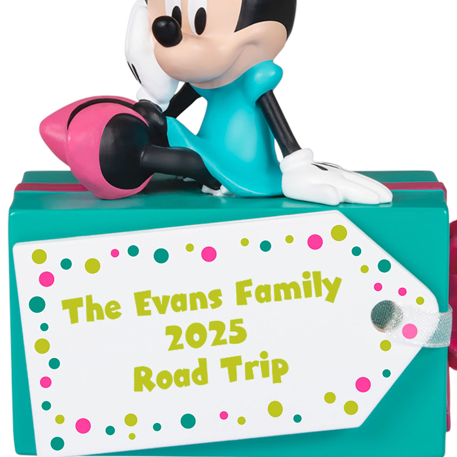 Disney Minnie Mouse Christmas Present Personalized Ornament, Custom Text, , large image number 4