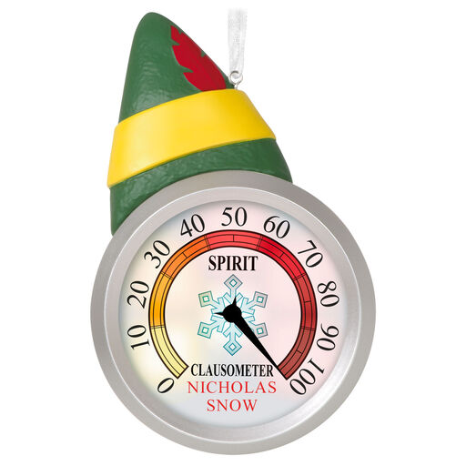 Elf™ Clausometer Personalized Ornament With Light, 