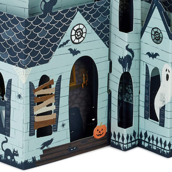 Jumbo Haunted House 3D Pop-Up Halloween Card, , large image number 5
