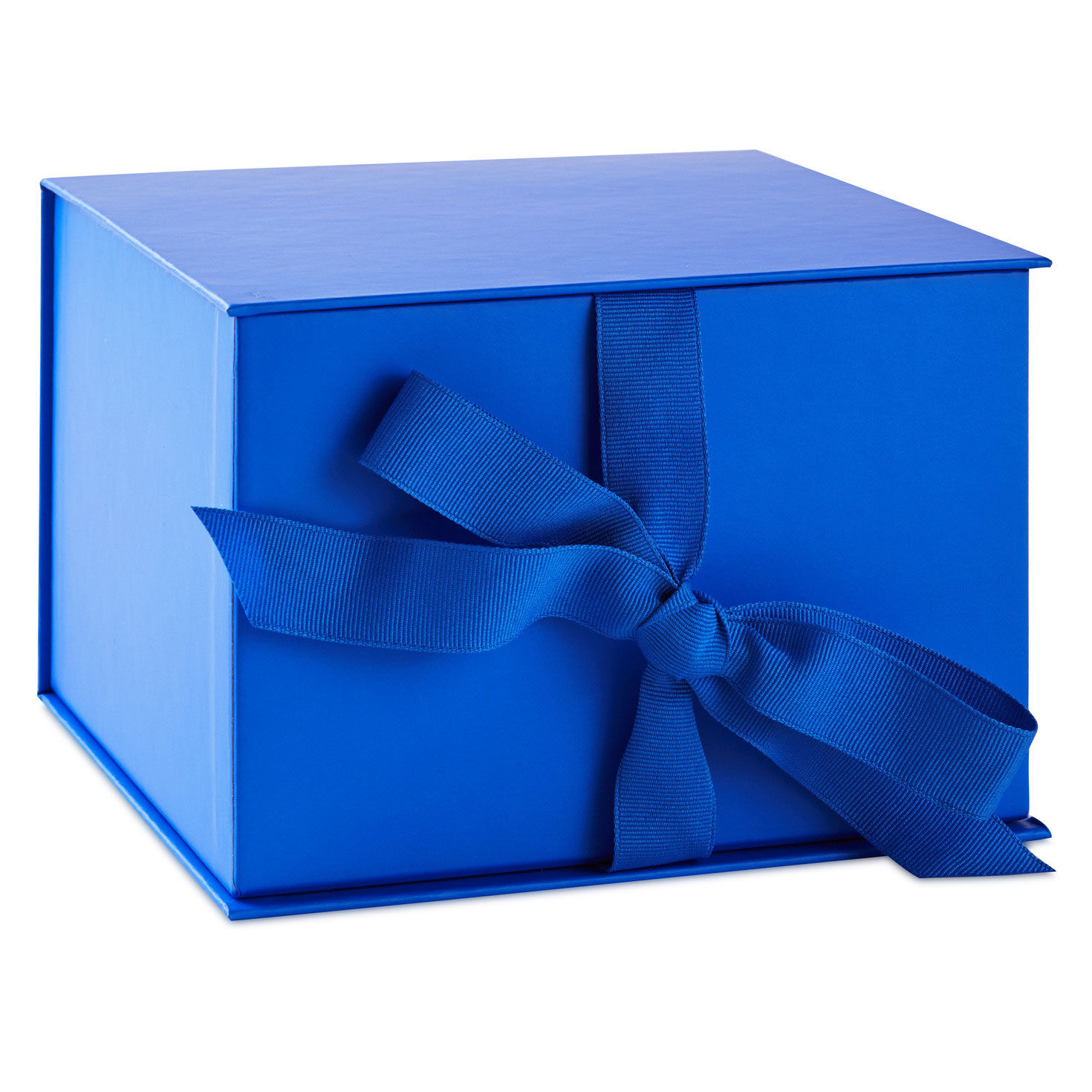 7.2" Solid Royal Blue Large Square Gift Box