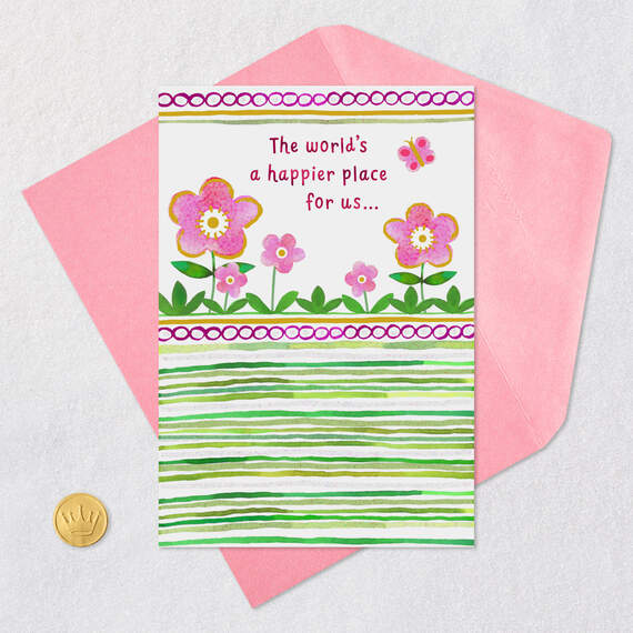 You Make the World a Happier Place Mother's Day Card From All of Us, , large image number 5