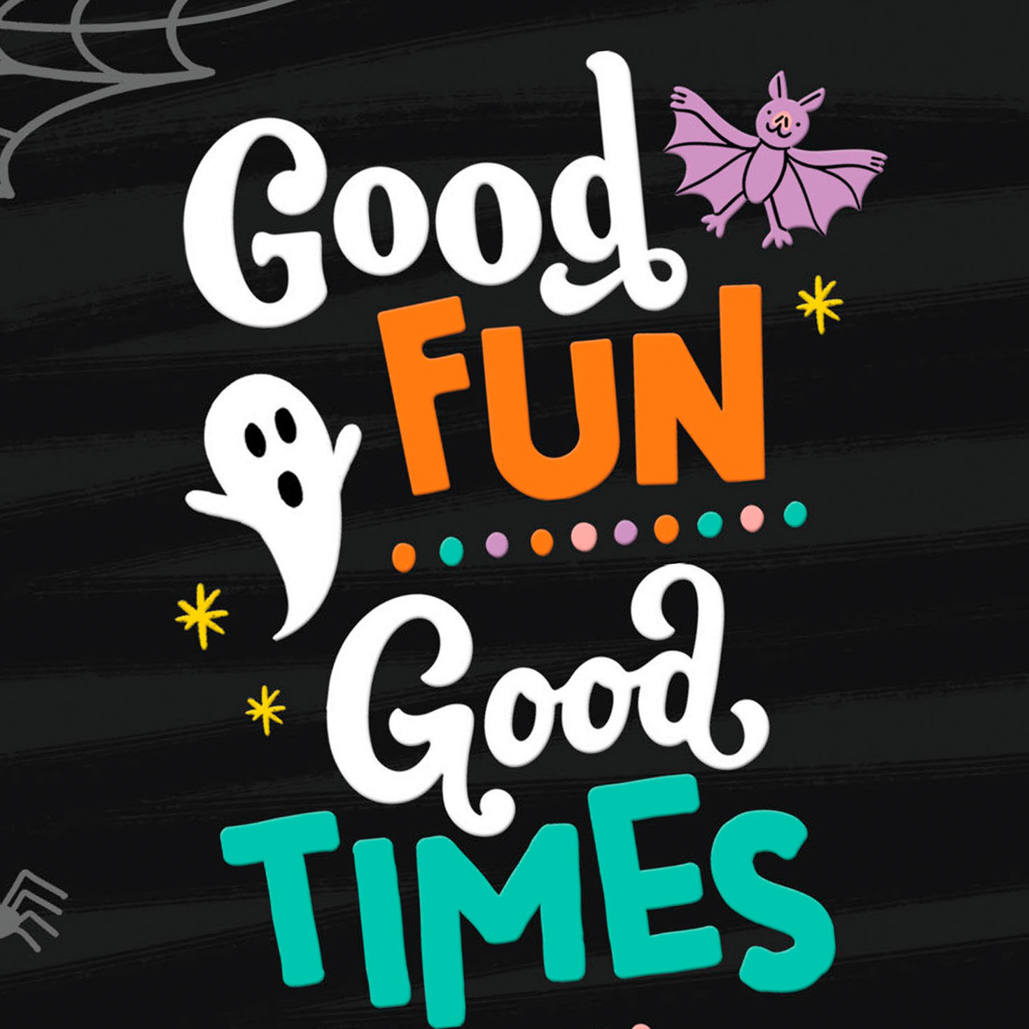 Bats and Jack-o-Lanterns Halloween Card Card Front Detail image number 4