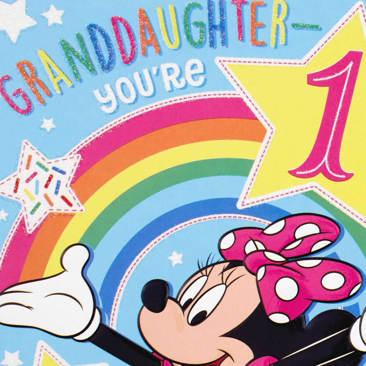 90+ plastic bottle crafts for kids Disney Minnie Mouse 1st Birthday Card With Sticker for Granddaughter - Greeting Cards - Hallmark